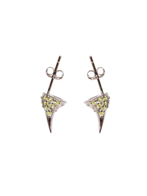 Collina Strada OLIVINE RHINESTONE HORN STUDS