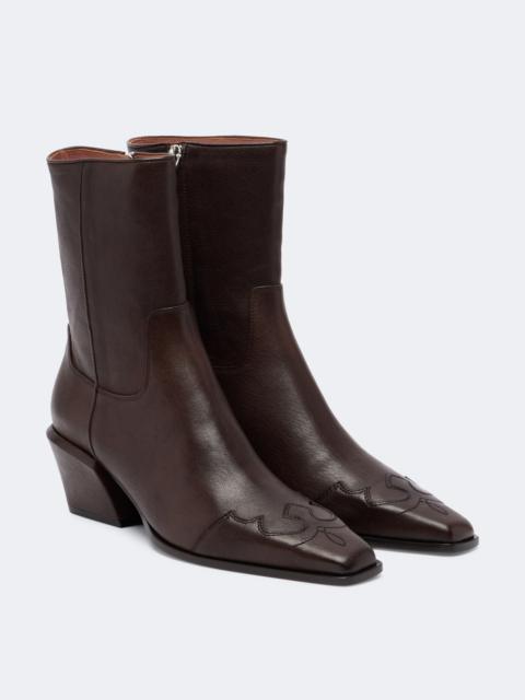 PARIS TEXAS Bettina leather ankle boots