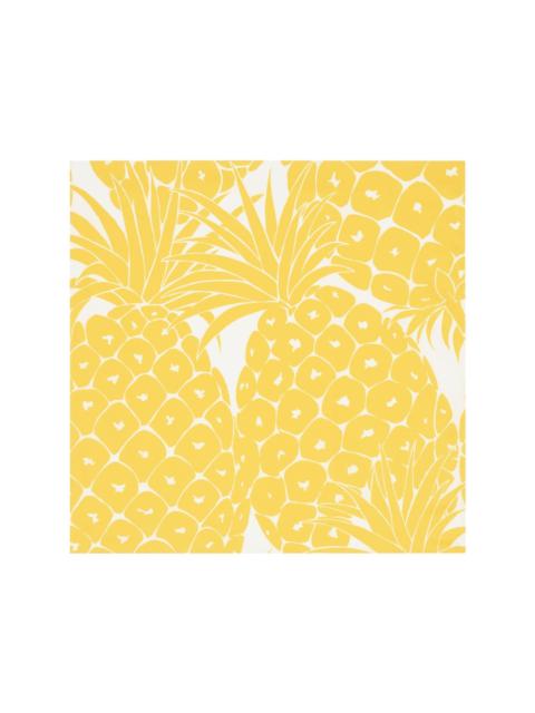 Soleil graphic-print headscarf