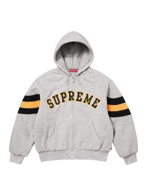 Supreme Supreme SS26 Filled Zip Up Hooded Sweatshirt 'Heather Grey' SUP-SS26-018-HETRGRY