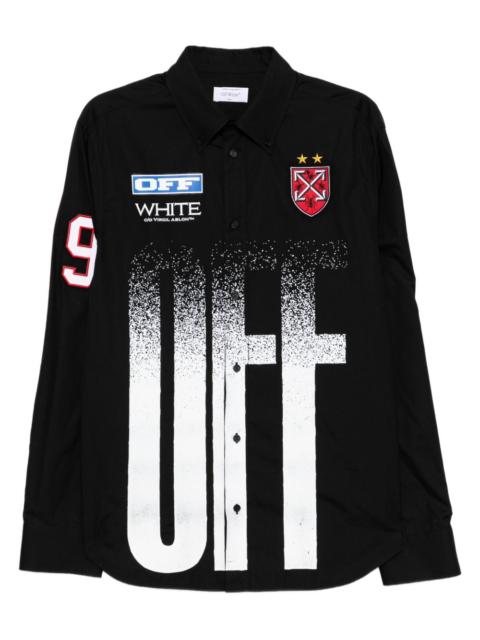Off-White big-off gradient shirt