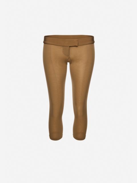 MAGDA BUTRYM Low-rise capri pants in nude
