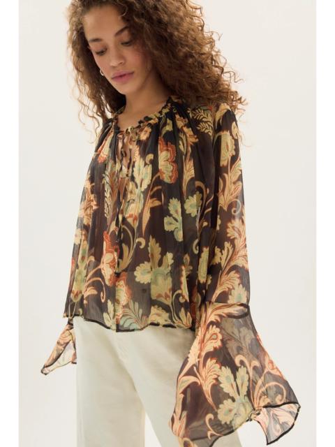 FREE PEOPLE Milo Printed Blouse