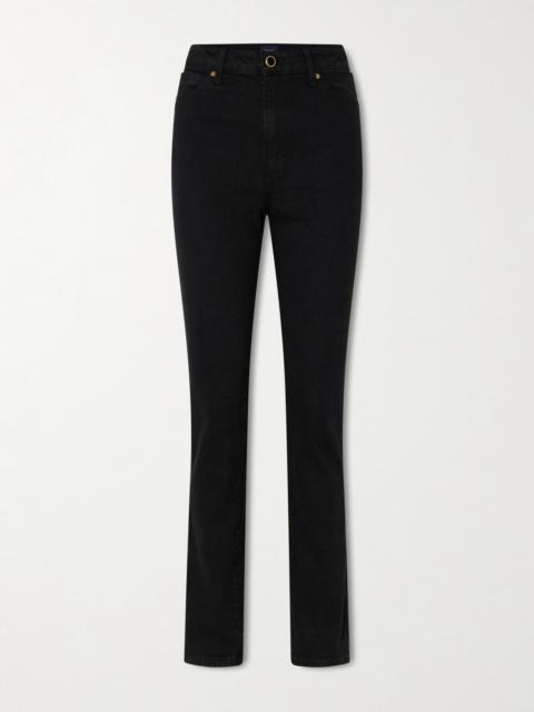 KHAITE Daria High-rise Slim-leg Jeans