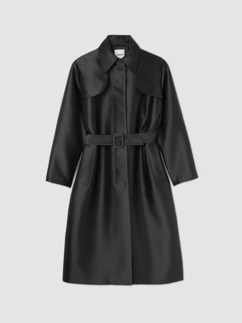 Sandro SATIN-EFFECT TRENCH COAT