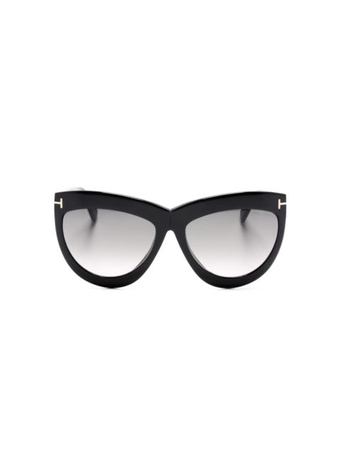 TOM FORD Doris oversize-frame sunglasses