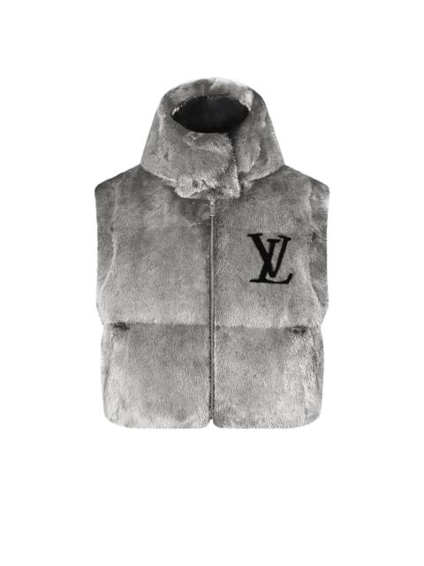 Louis Vuitton Reversible Sleeveless Mink Jacket