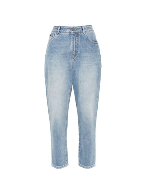 Dolce & Gabbana logo-patch jeans