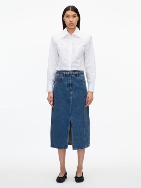 3.1 Phillip Lim Denim A-Line Skirt