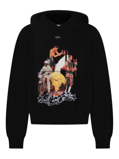 Off-White printed hoodie