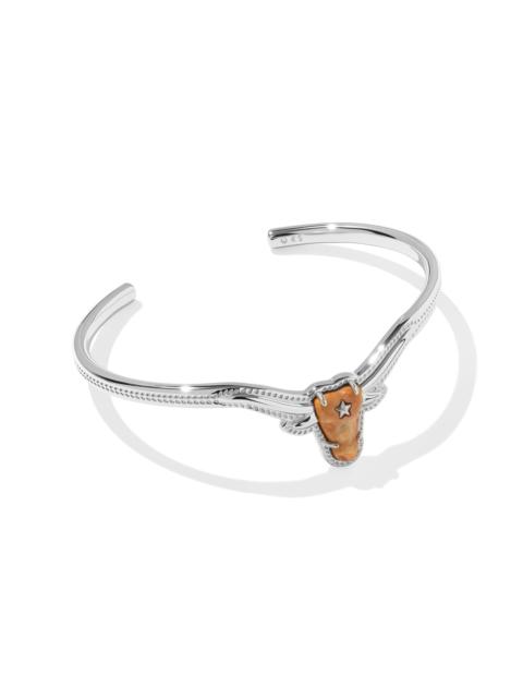 KENDRA SCOTT Longhorn Silver Cuff Bracelet