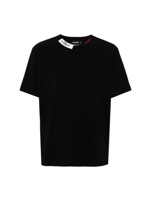 DSQUARED2 logo-embroidered T-shirt