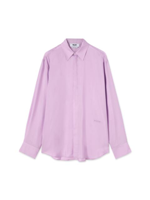 MSGM Cupro shirt