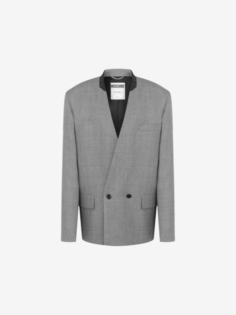 Moschino JACKET IN DYED WOOLEN CLOTH