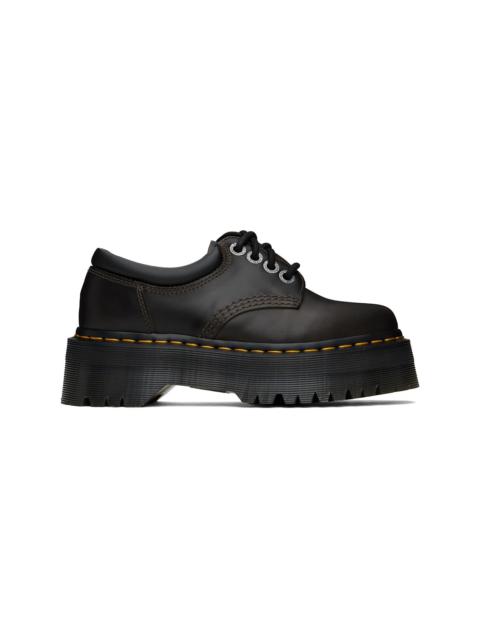 Dr. Martens Brown 8053 Quad Orleans Platform Derbys