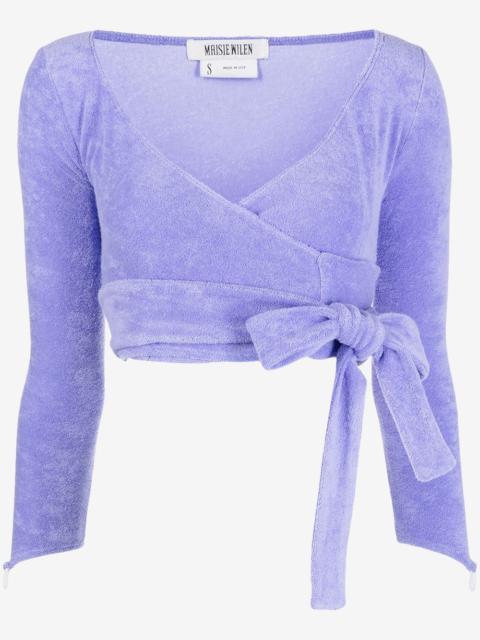 MAISIE WILEN Dramady tie-fastened top