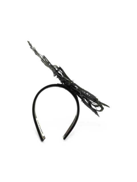 Comme Des Garçons x Hizume sculptural deconstructed headband