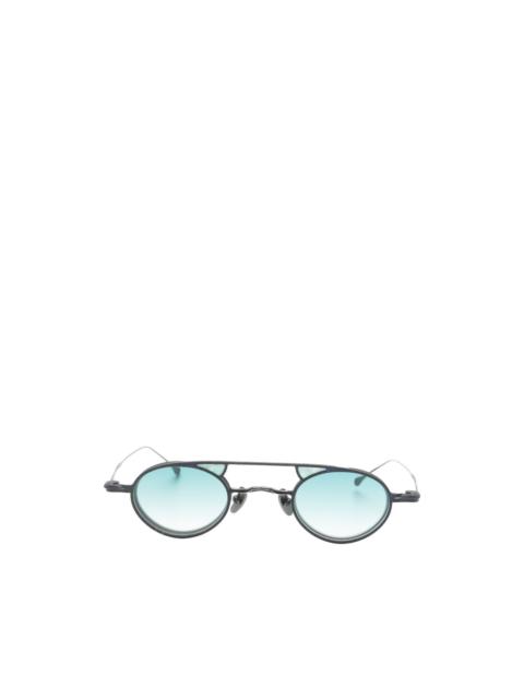 RIGARDS Ziggy Chen clip-on round-frame glasses