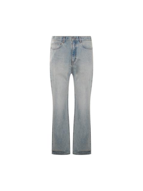 BALENCIAGA light indigo cotton denim jeans