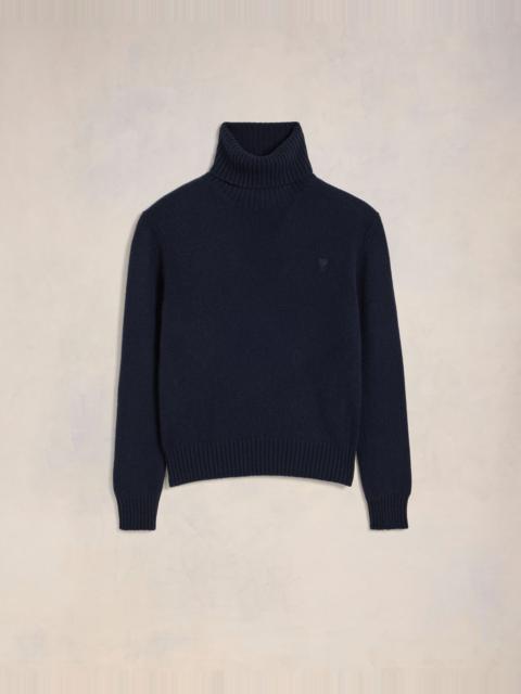 AMI Paris CASHMERE AMI DE COEUR TURTLE NECK SWEATER