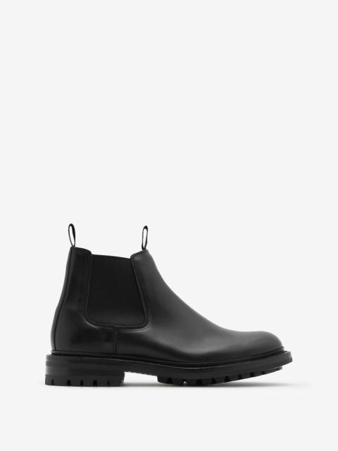 Burberry Leather Dee Low Chelsea Boots