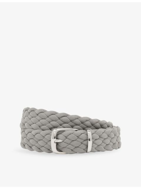 REISS Jesse Woven Suede Belt