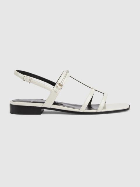 Women's slim Horsebit flat sandal