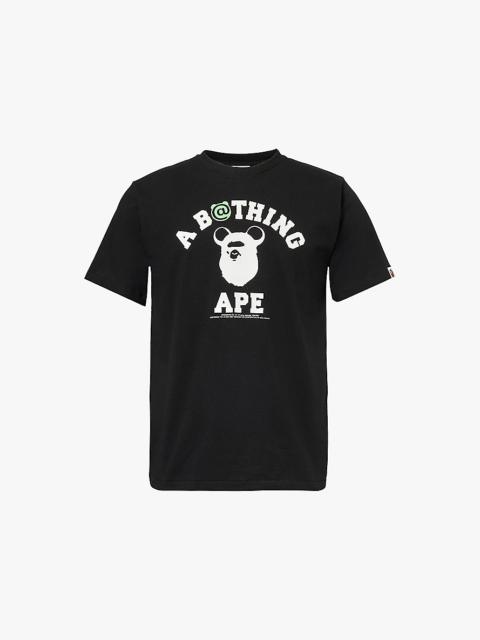 A Bathing Ape x Medicom Be@r graphic-print cotton-jersey T-shirt