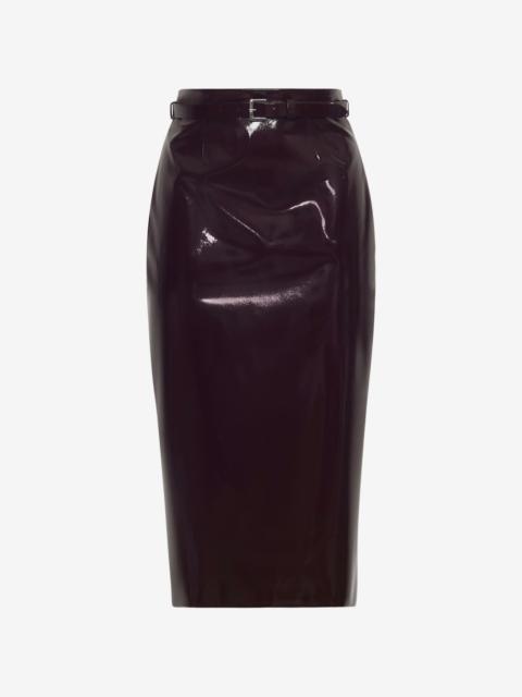 ADAM LIPPES Rei belted skirt
