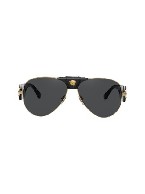 Medusa Head aviator sunglasses