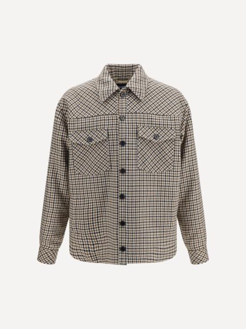 Dolce & Gabbana Quilted houndstooth wool Jacket