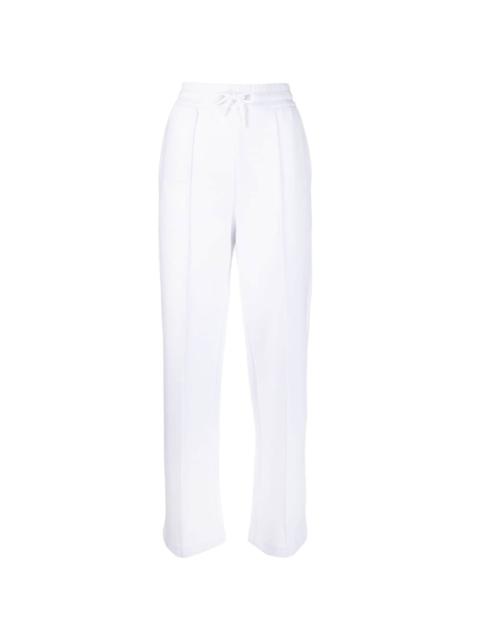 logo-patch cotton-blend trousers