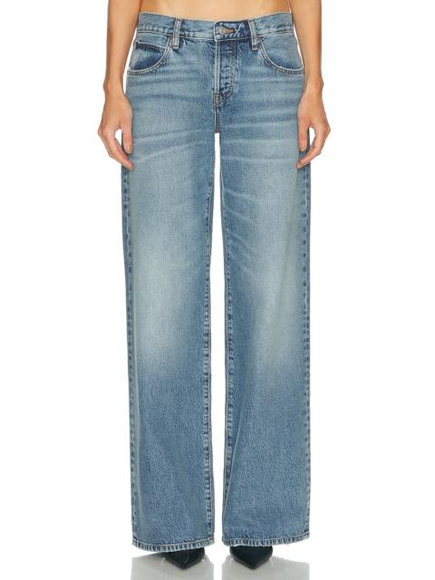 FRAME x Alexandra Leclerc The Leo Low Rise Baggy Jean
