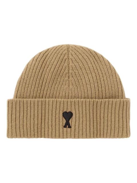 AMI Paris AMI De Coeur Beanie 'Camel' UBO006-018-288