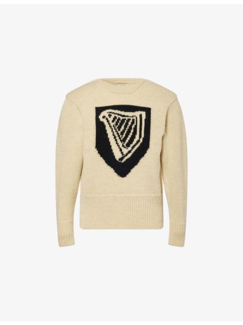 JW Anderson JW Anderson x Guinness Shield Harp Wool Jumper