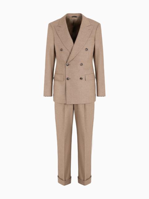 GIORGIO ARMANI Royal Line double-breasted suit in stretch virgin wool and cashmere