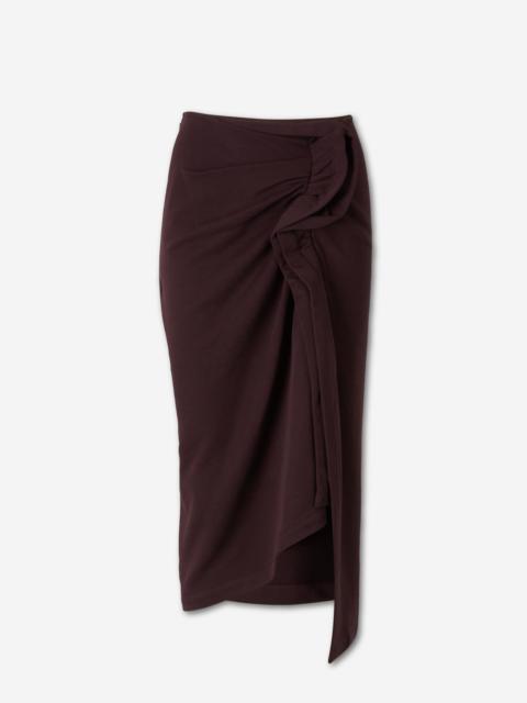 Dries Van Noten DRAPED MIDI SKIRT