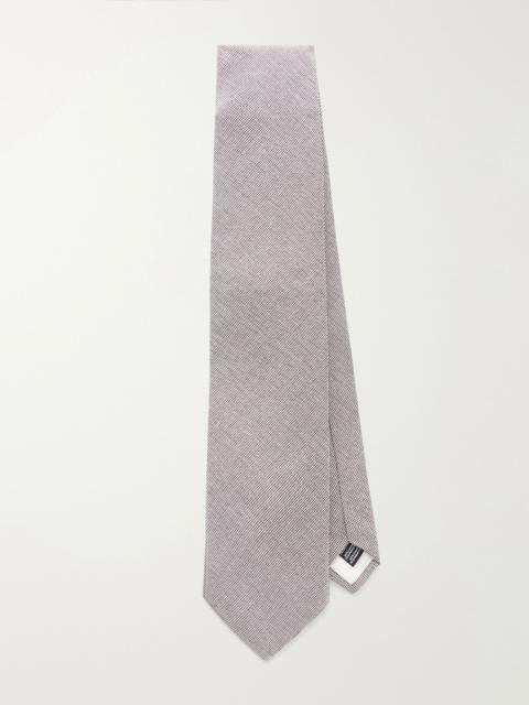 Oliver Spencer 8cm -Knitted Cotton-Blend Tie Neutral