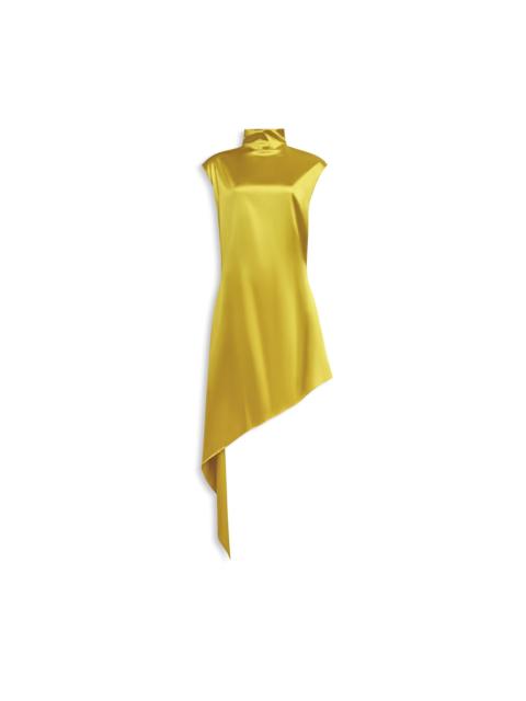 Alaïa POINTED SATIN DRESS