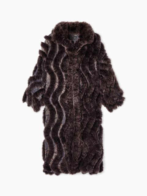 GIORGIO ARMANI OVERSIZED ALPACA WOOL COAT