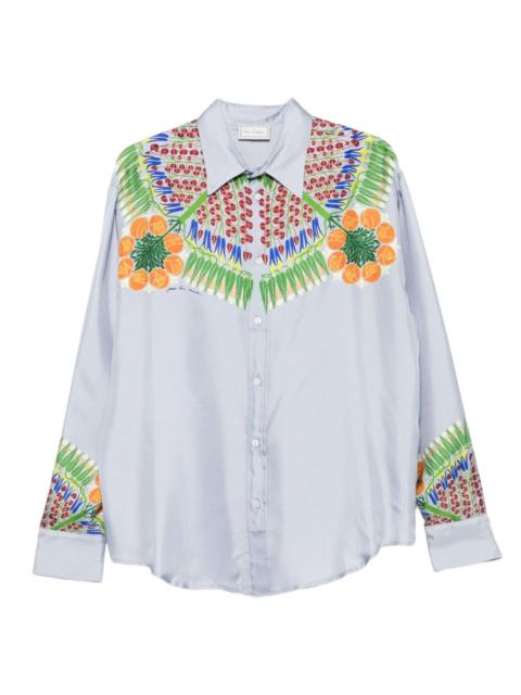 Pierre-Louis Mascia floral-print long-sleeve shirt