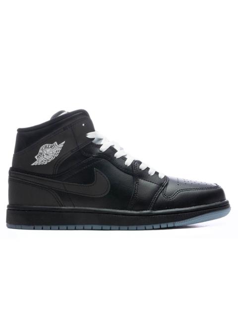 Jordan AIR JORDAN 1 MID 'BLACK METALLIC REIMAGINED' - BLACK/WHITE/WOLF GREY