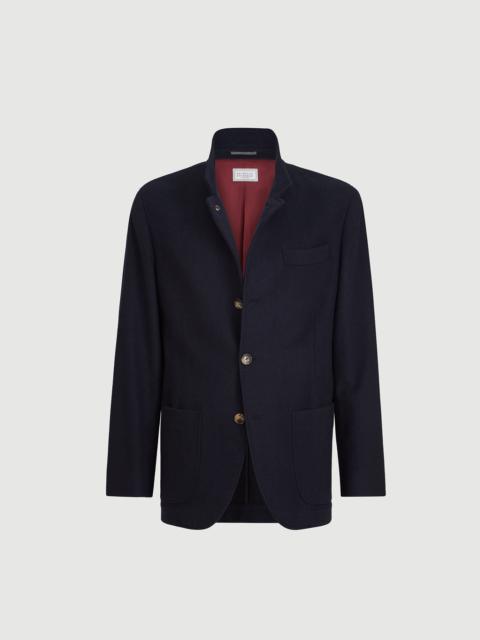Brunello Cucinelli Lightweight water-resistant cashmere outerwear blazer