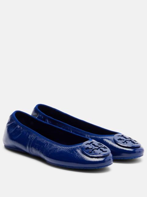TORY BURCH Reva Travel leather ballet flats