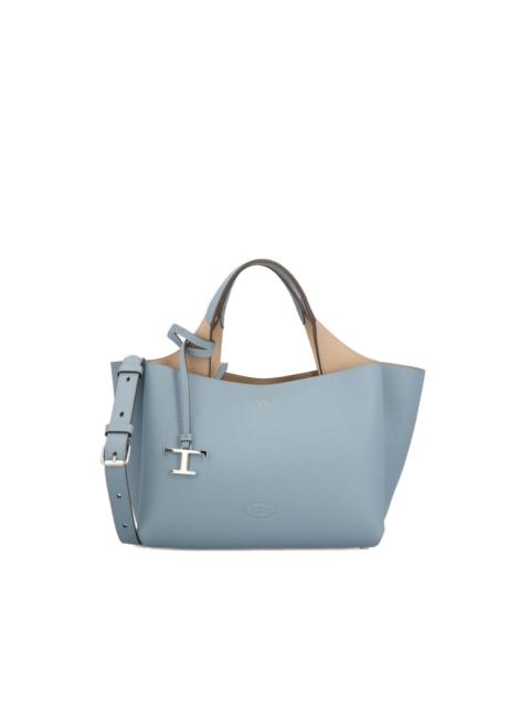 Tod's mini pebbled charm tote bag