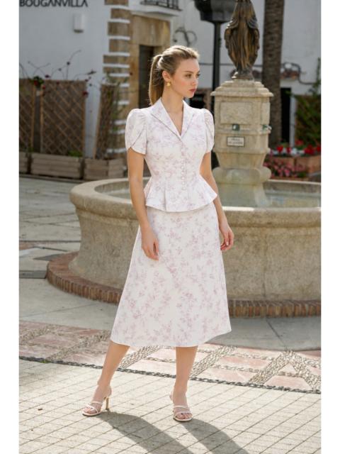 Gaâla Andi Toile de Jouy Skirt