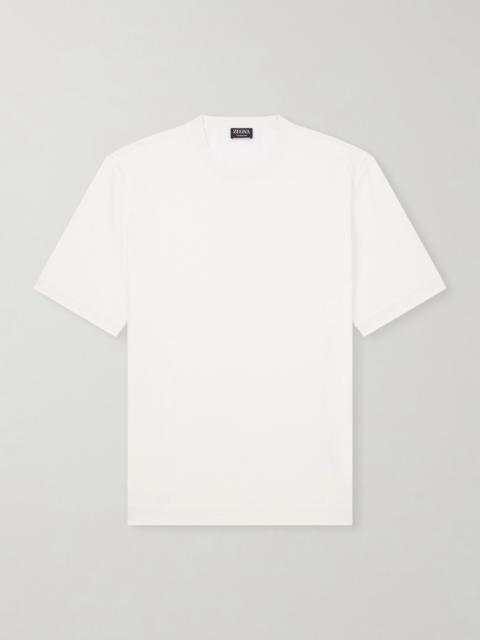 ZEGNA Cotton and Silk-Blend Jersey T-Shirt