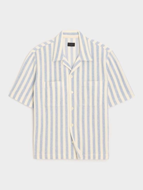 TODD SNYDER Striped Terry Polo