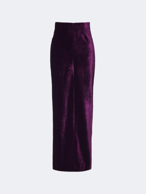 Maison Margiela Velvet maxi skirt