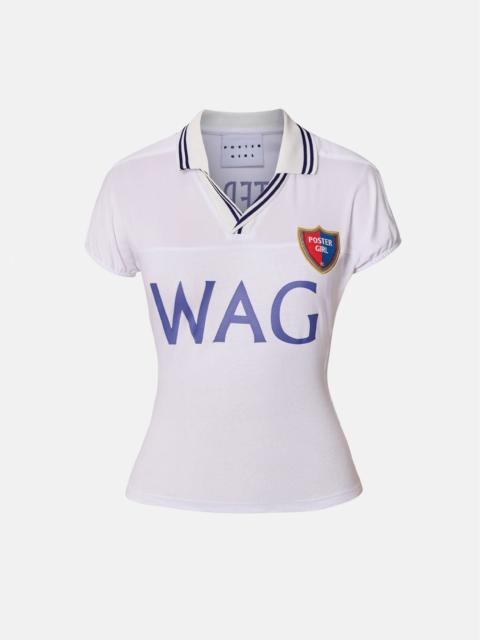 POSTER GIRL WAG TEE WHITE